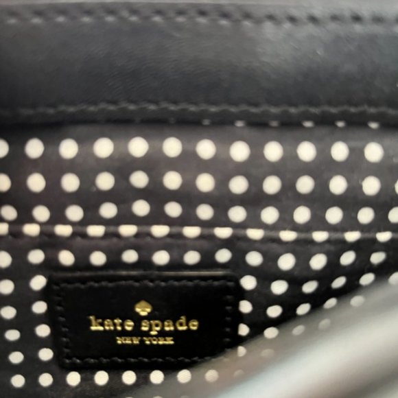 Kate Spade Black Leather Crossbody Purse - Picture 2 of 2